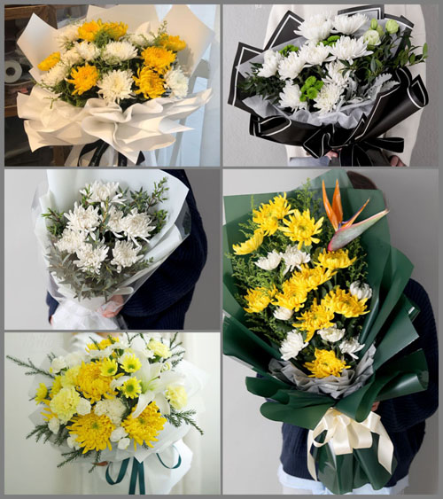 山西忻州五台县蒋坊乡南坡村白事花束代送